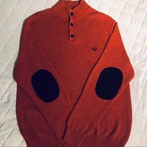 Chaps men’s sweater with elbow patches